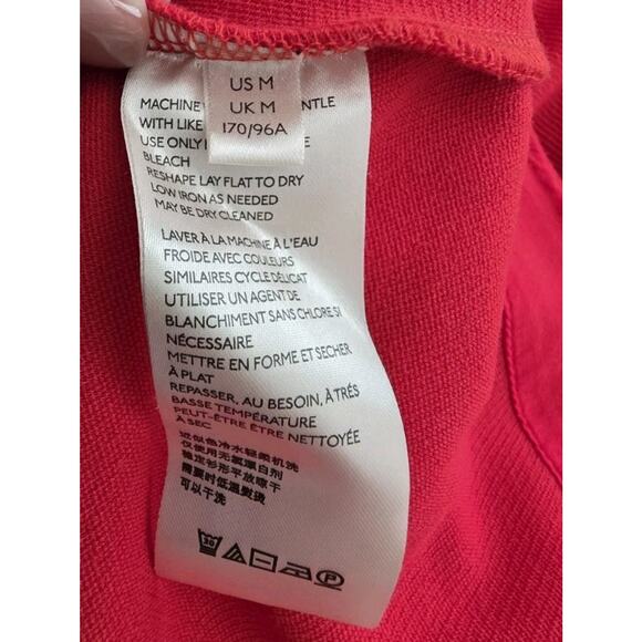 Maeve Anthropologie Red Deana Dress Holiday Flutter Sleeve Party Dress Sz Medium - Picture 11 of 16